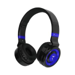 TECHMADE CUFFIE WIRELESS BT+ MICROFONO BLUE