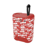 TECHMADE SPEAKER PORTATILE PATTERN RED