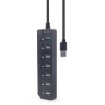 TECHMADE GEMBIRD HUB USB 7 PORTE 1XUSB 3.1 + 6XUSB 2.0