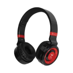 TECHMADE CUFFIE WIRELESS BT+ MICROFONO RED