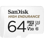 SANDISK HIGH ENDURANCE MICROSD 64GB C10 SDXC 100MB/S