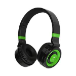 TECHMADE CUFFIE WIRELESS BT+ MICROFONO GREEN