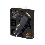 WD SSD INTERNO NVME4.0 2TB SN850X WD-BLACK 7300-6300MB/S + DISSIPATORE