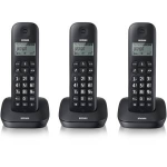 TELEFONO CORDLESS BRONDI GALA TRIO BLACK ITALIA
