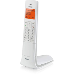 TELEFONO CORDLESS BRONDI LEMURE WHITE ITALIA