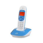TELEFONO CORDLESS BRONDI NICE WHITE-BLU ITALIA