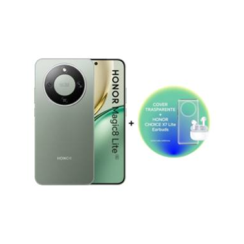 HONOR MAGIC 8 LITE 5G 8+256GB 6.79" GREEN + X7 LITE + TPU CASE ITALIA