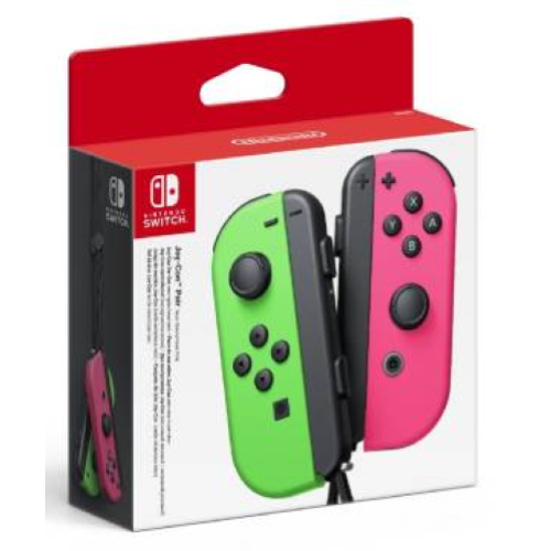 SWITCH JOY-CON COPPIA CONTROLLER VERDE NEON / ROSA NEON