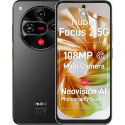 ZTE NUBIA FOCUS 2 5G 8+256GB 6.7" GALACTIC BLACK EUROPA