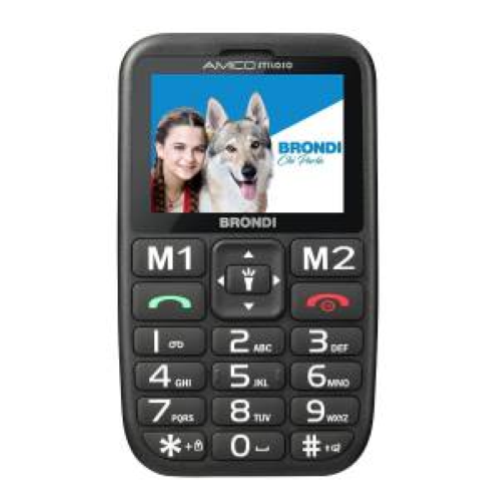 BRONDI TELEFONO AMICO STILOSO BLACK ITALIA