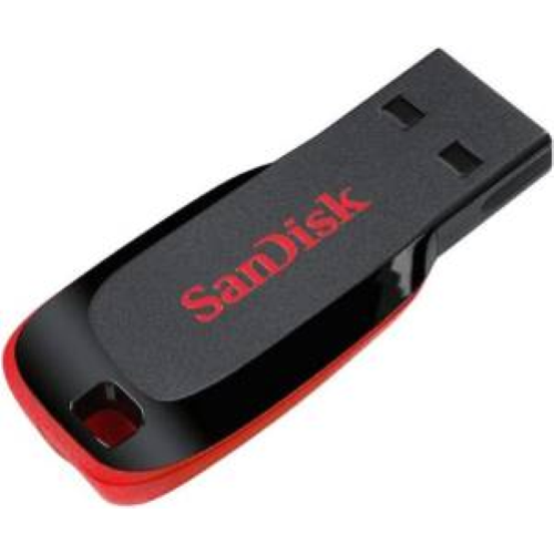 SANDISK PENDRIVE CRUZER BLADE 64GB USB-A 2.0 NERO/ROSSO