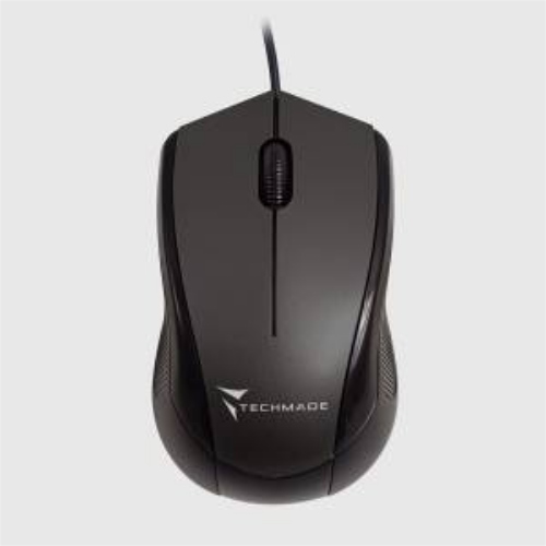 TECHMADE MOUSE OTTICO USB CON FILO TM-XJ15 BLACK
