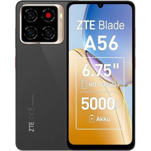 ZTE BLADE A56 4G 4+64GB 6.75" CELESTIAL BLACK EUROPA