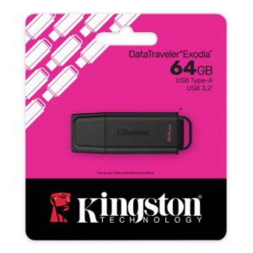 KINGSTON PENDRIVE USB-A 3.264GB DTXG2/64GB NERO