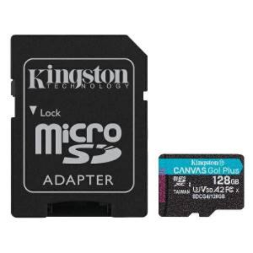 KINGSTON MICRO SD 128GB CANVAS GO PLUS GEN4 SDCG4/128GB +AD.SD