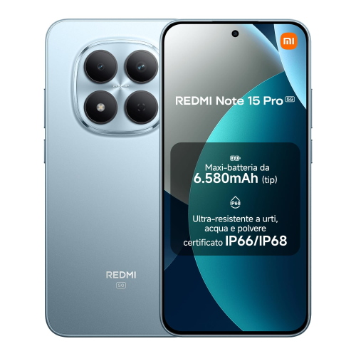 XIAOMI REDMI NOTE 15 PRO 5G 12+512GB 6.83" GLACIER BLUE EUROPA 