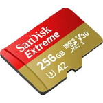 SANDISK EXTREME MICROSDXC 256GB C10 UHS-I SDXC 190MB/S + AD.SD
