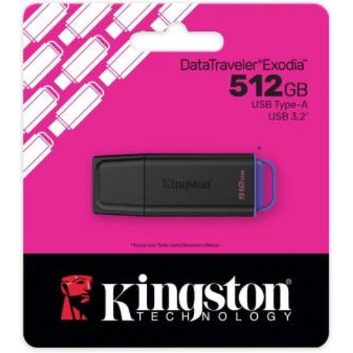 KINGSTON PENDRIVE USB-A 3.2512GB DTXG2/512GB NERO/VIOLA