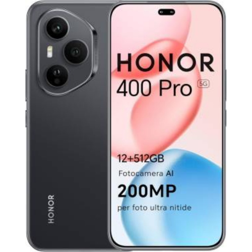 HONOR 400 PRO 5G 12+512GB 6.7" MIDNIGHT BLACK DS ITALIA
