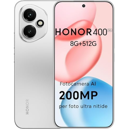 HONOR 400 5G 8+512GB 6.5" METEOR SILVER ITALIA