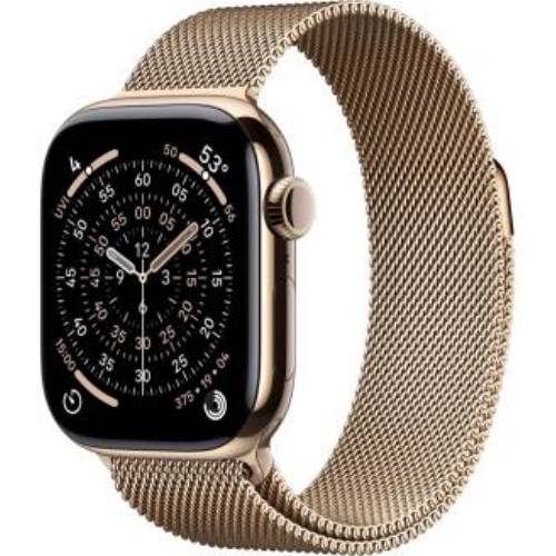 APPLE WATCH SERIE 11 CELL 42MM TC/GOLD LOOP MILANESE ITALIA