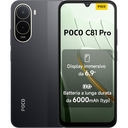 XIAOMI POCO C81 PRO 4G 4+128GB 6.9" BLACK