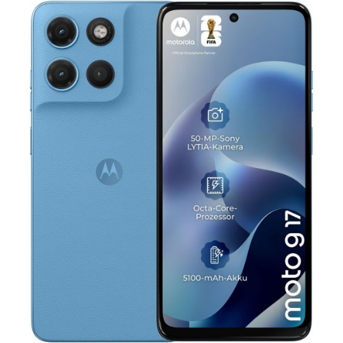 MOTOROLA MOTO G17 8+256GB 6.7" ALASKAN BLUE TIM 