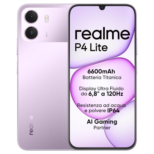 REALME P4 LITE 4G 4+128GB 6.8" PULSE PURPLE EUROPA